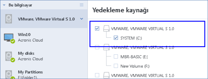 disk selection entire 150