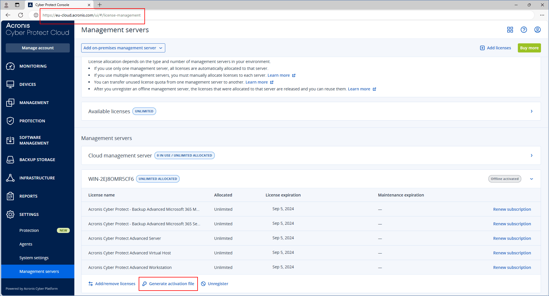 acpallocationrenewsubscription